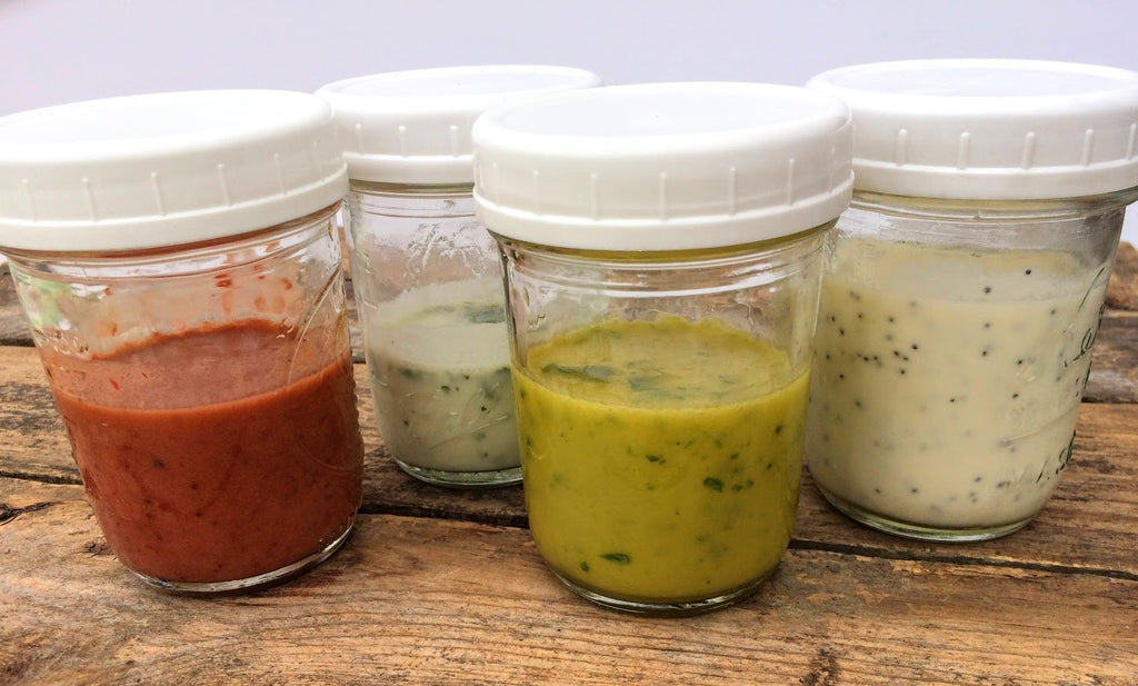 Never Have Another Boring Salad with These 4 Easy Dressings!