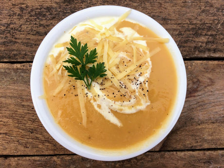 Pureed Parsnip and Butternut Soup