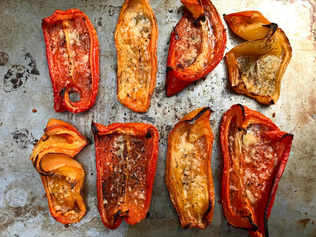 Roasted Peppers- A Super Easy Side Dish