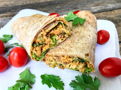 Thai Peanut Chicken Wraps