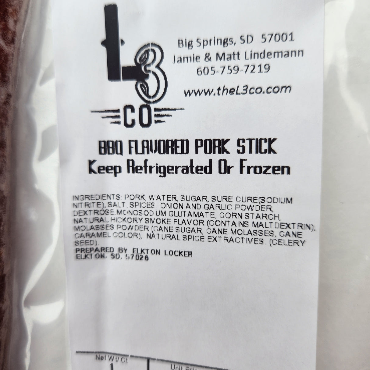 Pasture Raised Pork Smoked BBQ Snack Sticks, 8 oz