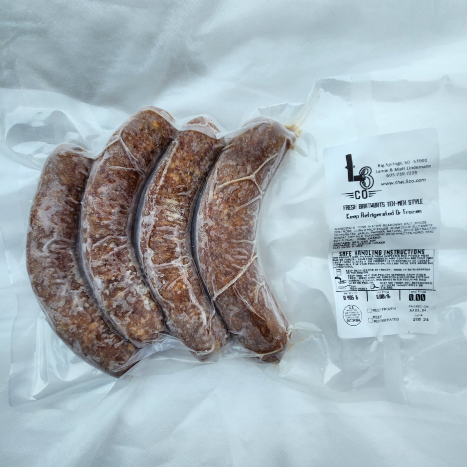 Pasture Raised Pork Brats