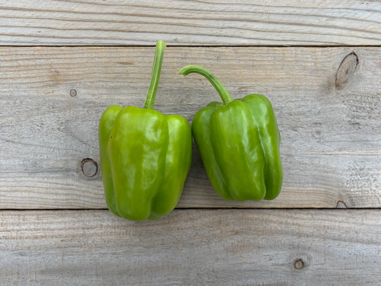 Organic Green Bell Peppers (2ct)