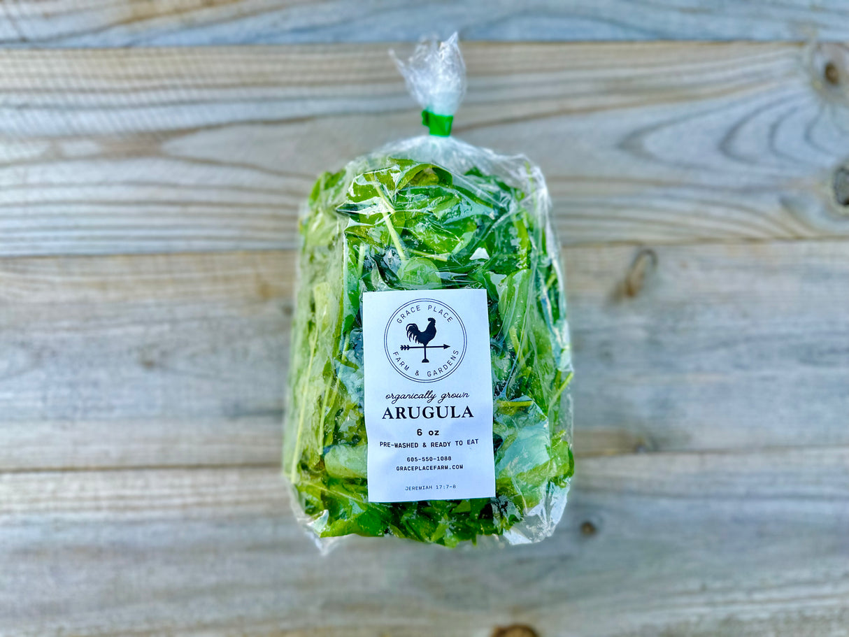 Organic Spicy Arugula, 6 oz