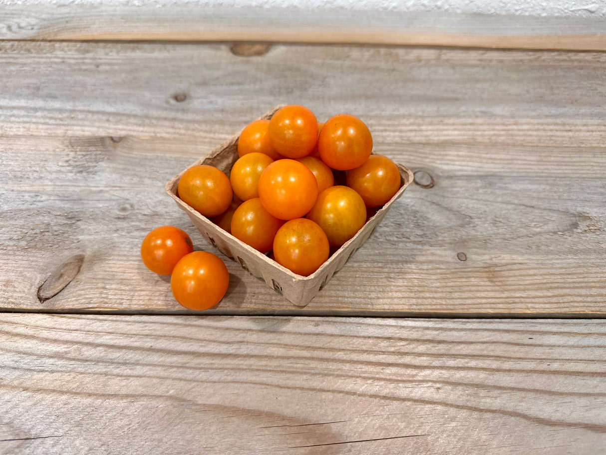 Organic Cherry Tomatoes, Sungold - Half-Pint