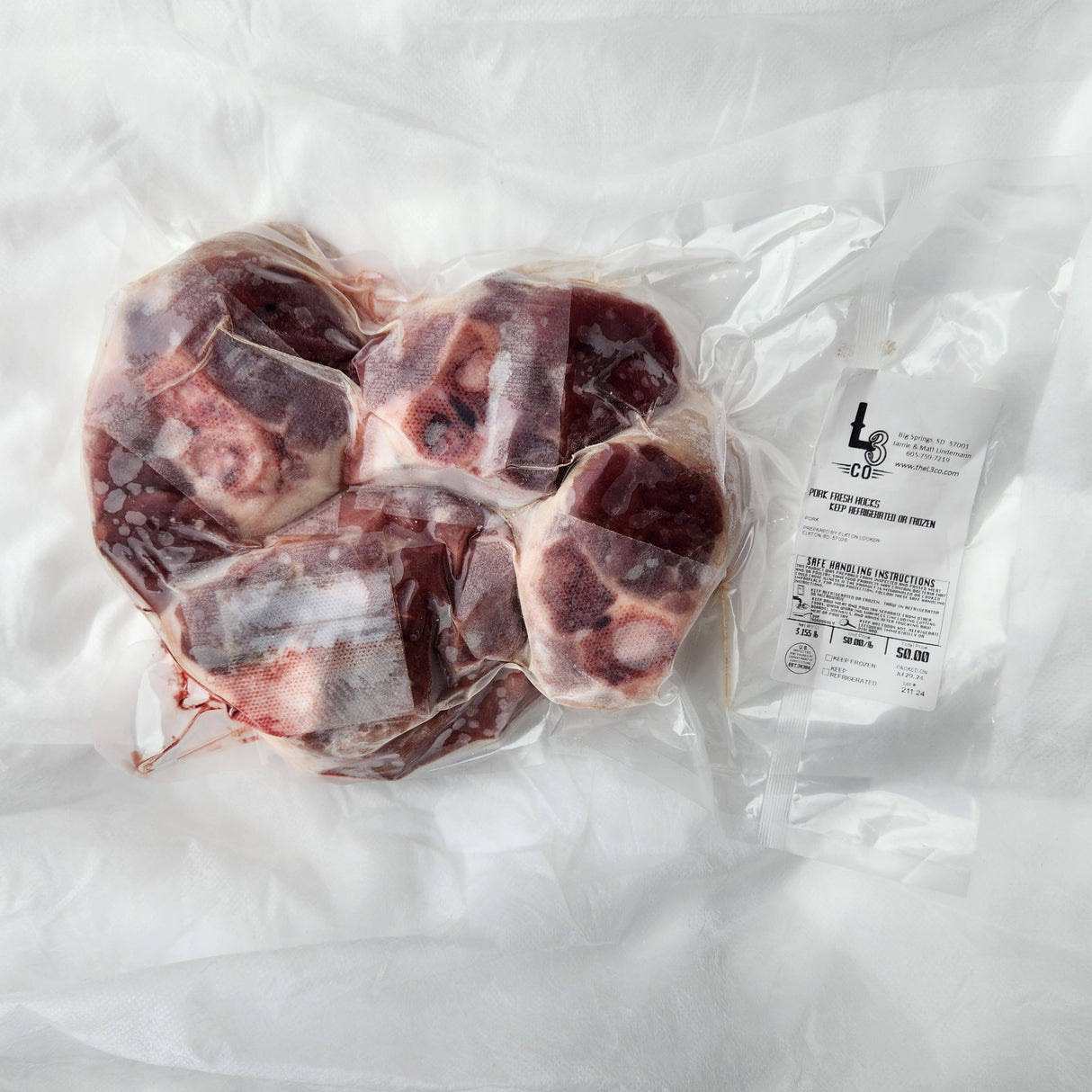 Pasture Raised Pork Fresh Hocks, 3.1 lb