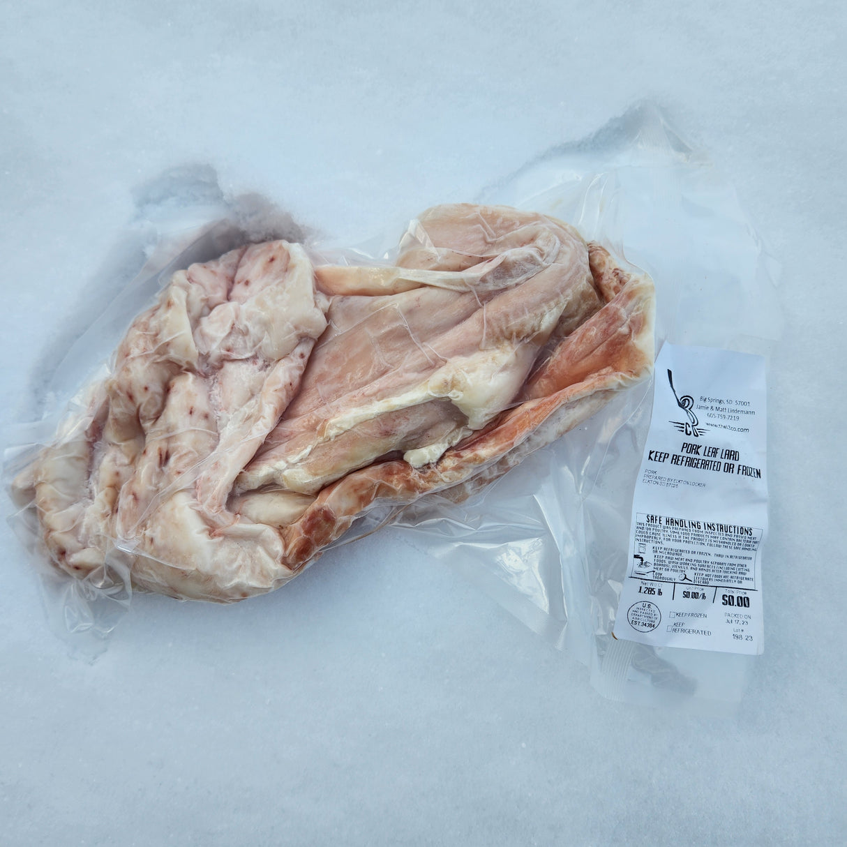 Pasture Raised Pork Lard