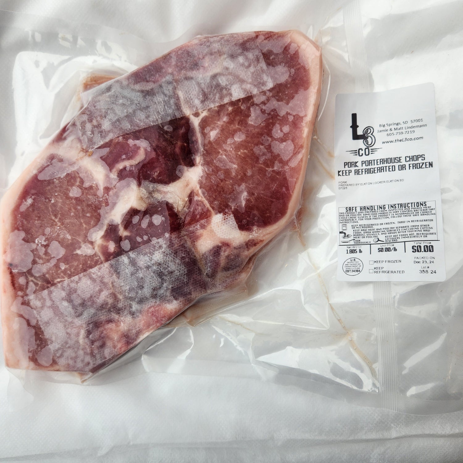 Pasture Raised Pork Chops