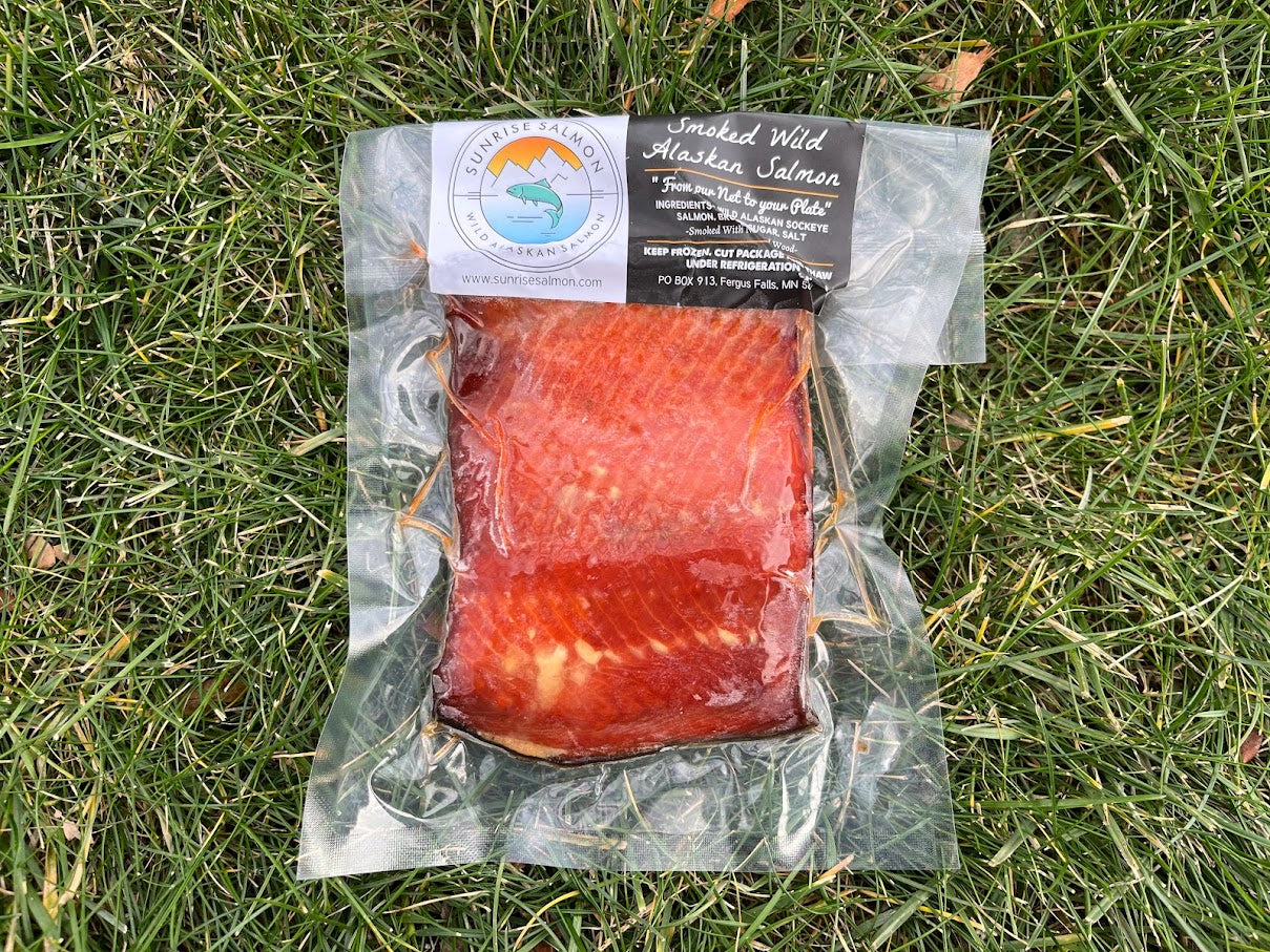 Wild Alaskan Hot Smoked Salmon- .3 lb