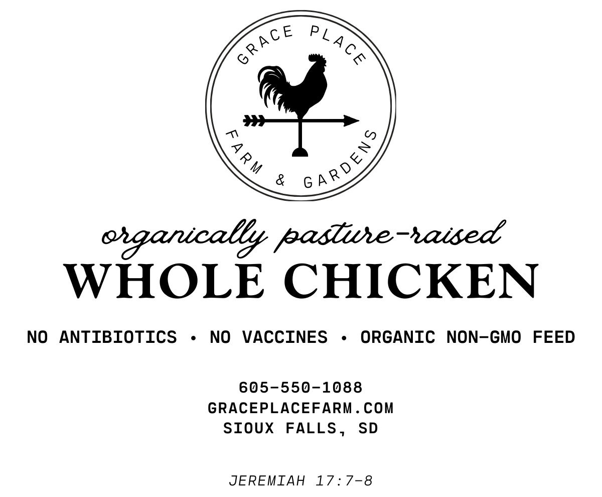 Organically-Fed Whole Chicken