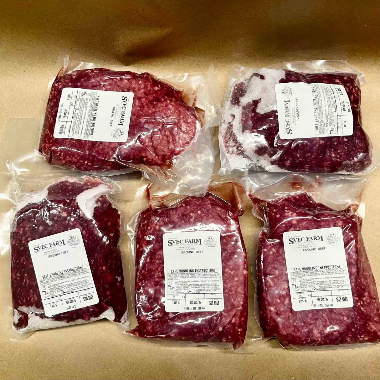 Grassfed Ground Beef "Seconds" 20 lb Bundle