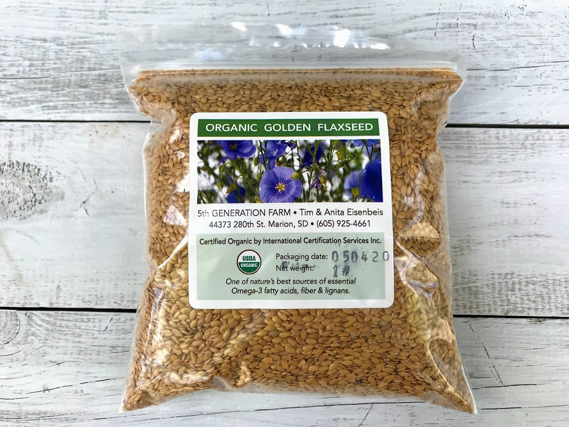 Flaxseed, Certified Organic