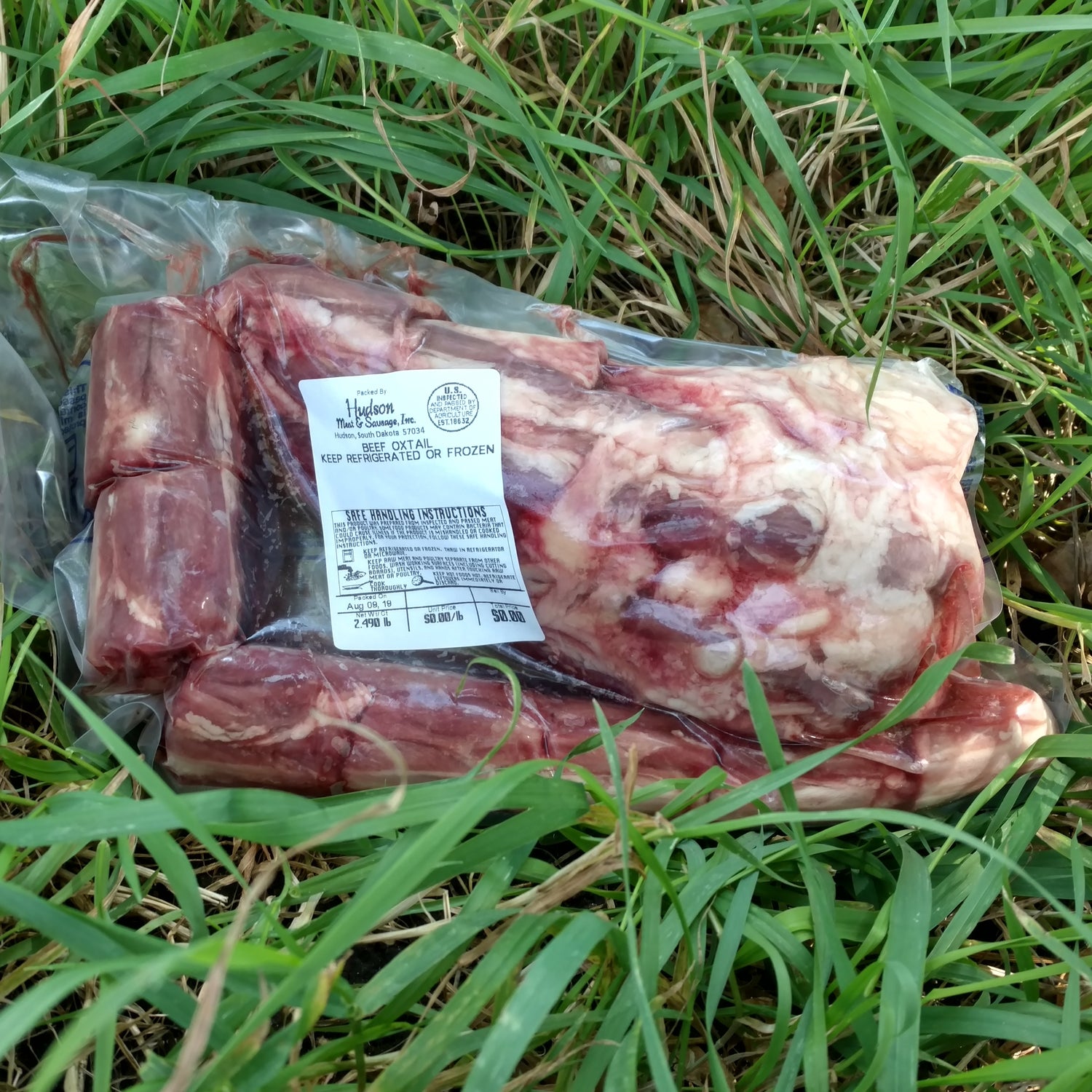 Grassfed Beef Oxtail, 2.2 lb