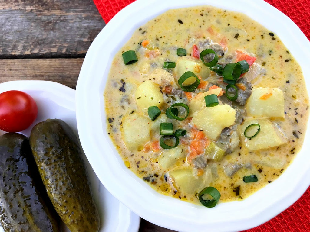 Cheeseburger Soup- Your Family Will Love (Gluten and Grain Free)