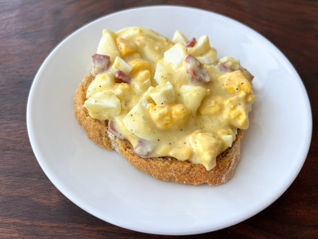 Creamed Eggs on Toast- An Old Family Favorite