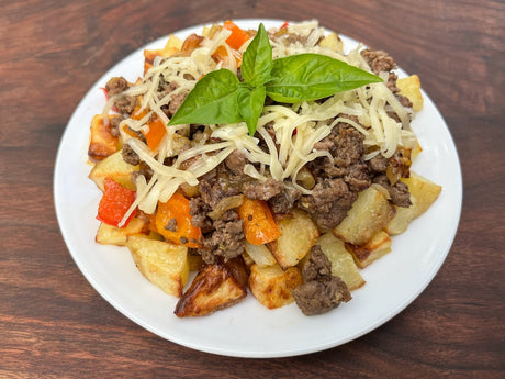 Easy Roasted Potato and Beef Hash