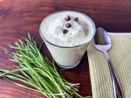 Superfood Shamrock Smoothie (with Wheatgrass!)