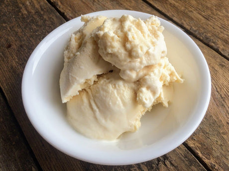 Our Family's Homemade Ice Cream Recipe- no refined sugar!