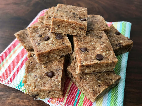 Chocolate Chip Coconut Cashew Bars (Homemade Lara Bars)