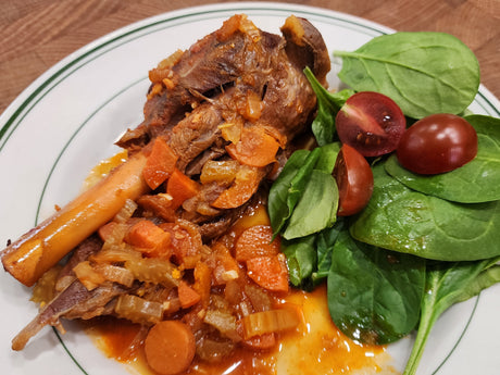 Citrus Lamb Shanks in Slow Cooker