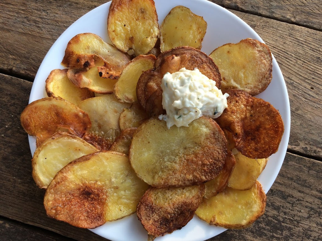 Quick and Easy Baked Potato Chips
