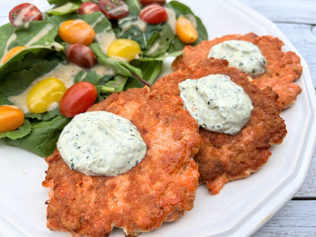 Salmon Burgers with Wild Caught Salmon Spoonings