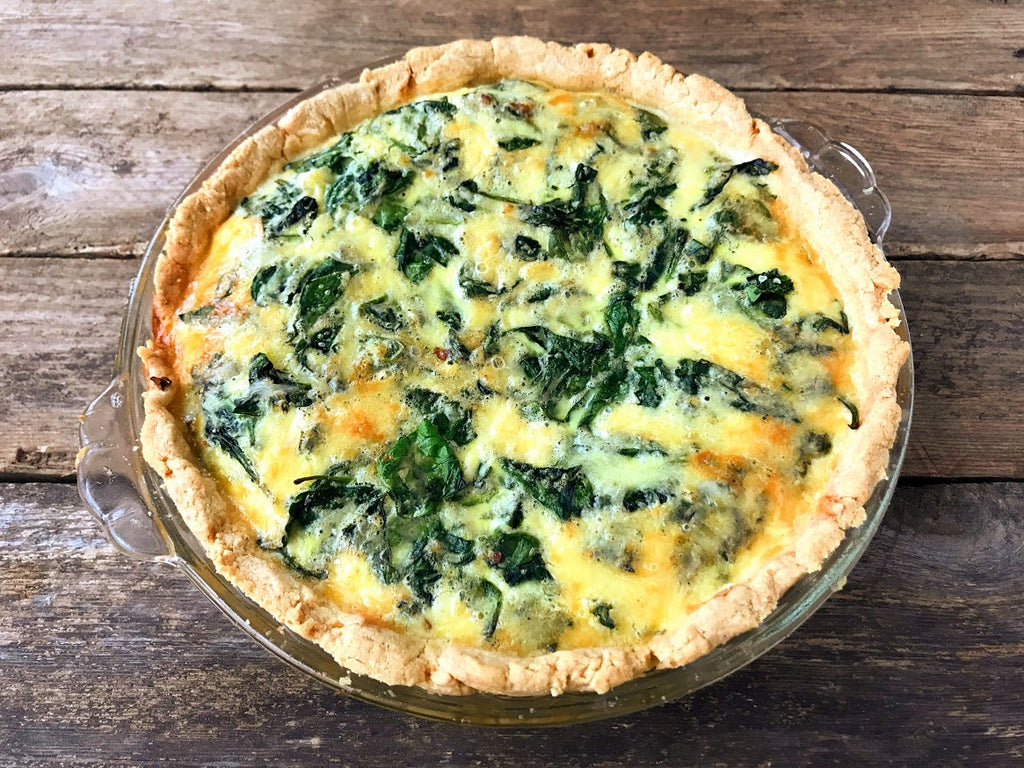 Spinach and Cheese Egg Quiche