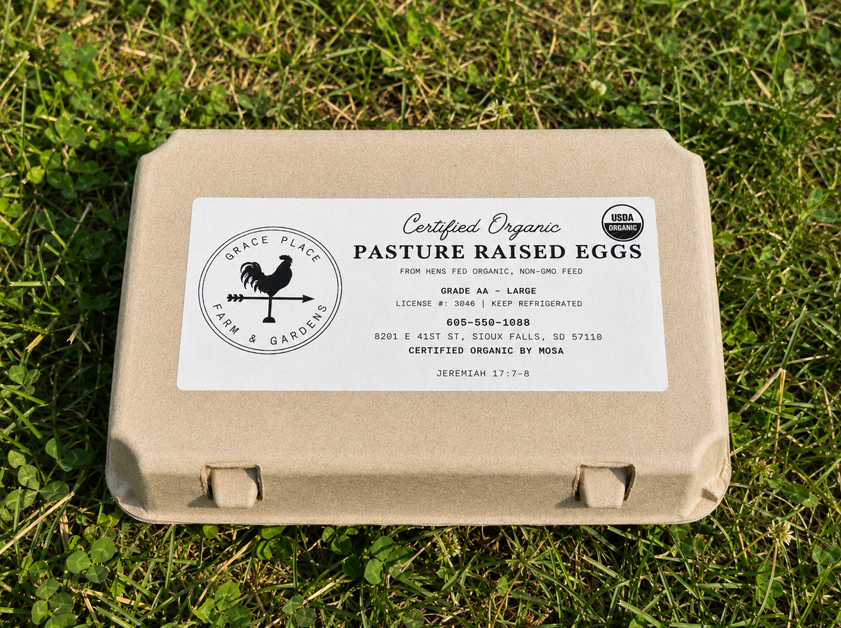 Grace Place Eggs - Certified Organic