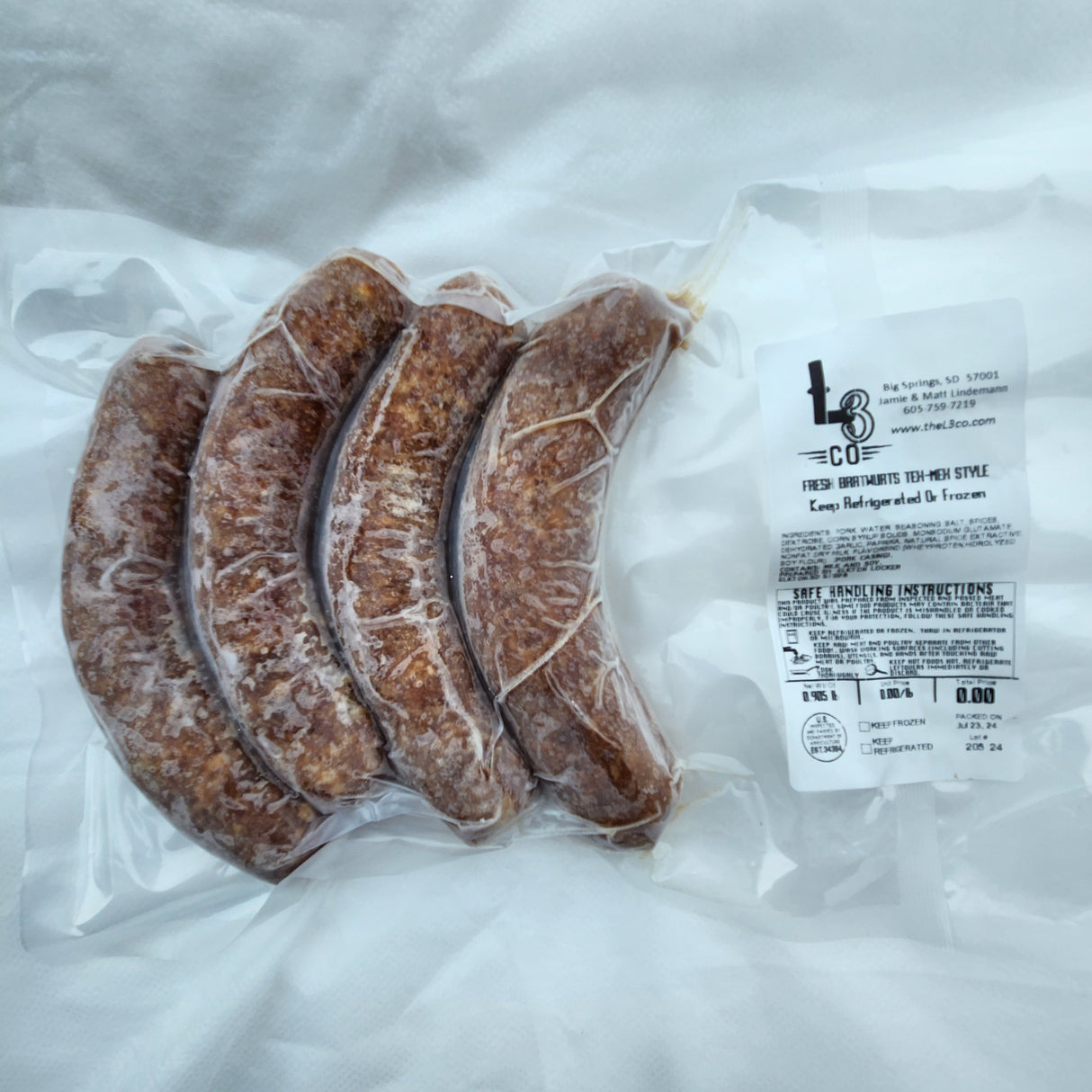 Pasture Raised Pork Brats