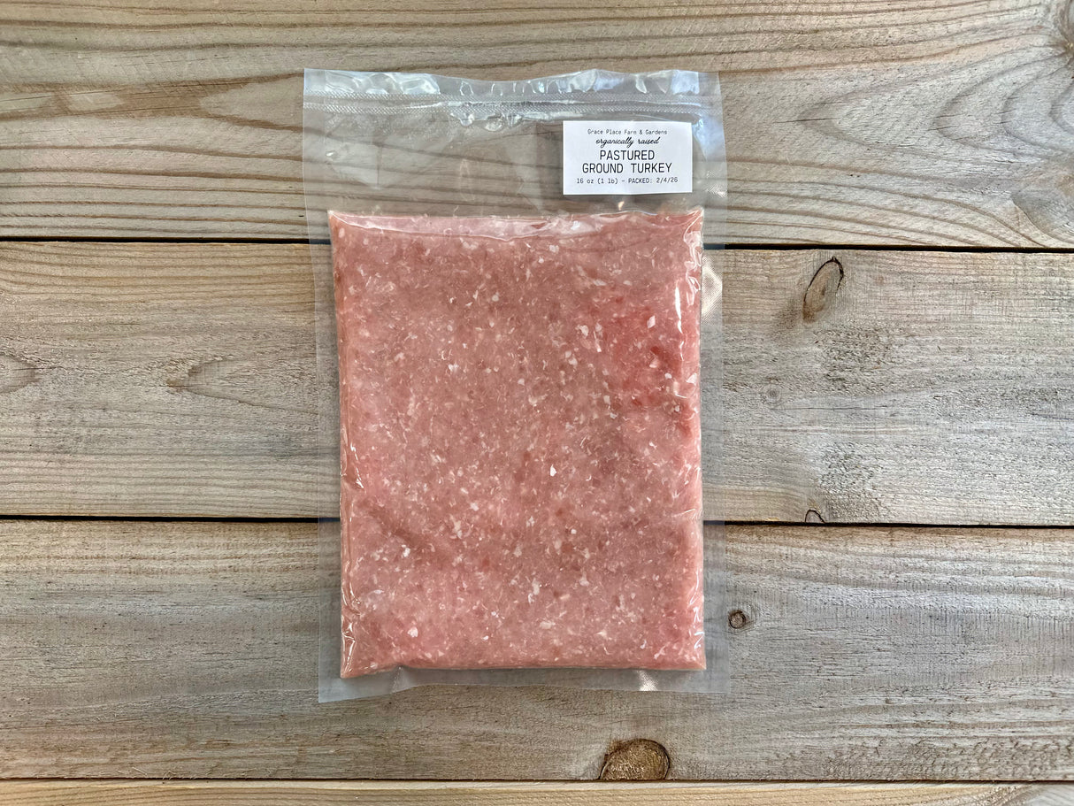 Organically-Fed Pastured Ground Turkey