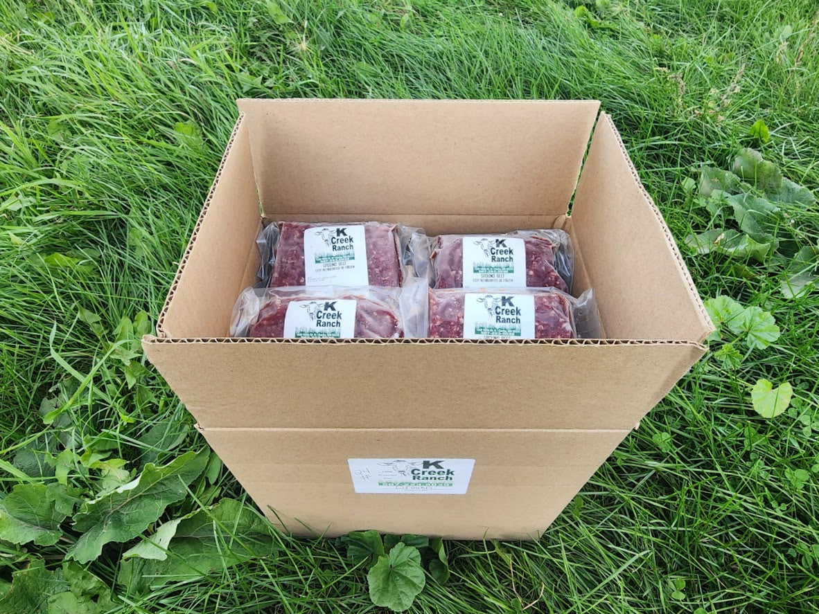 Grassfed Ground Beef, 24 lb bundle