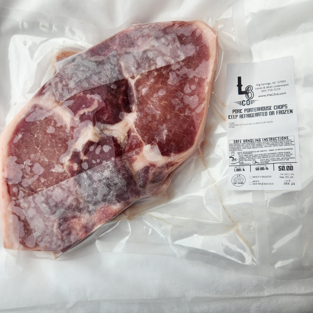 Pasture Raised Pork Chops