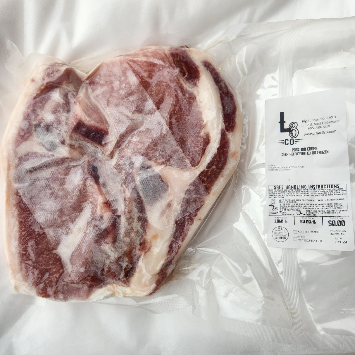 Pasture Raised Pork Chops
