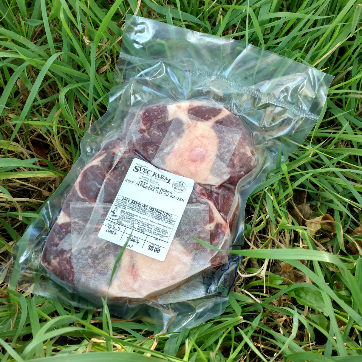 Grassfed Beef Soup Bones, 1.3 lb