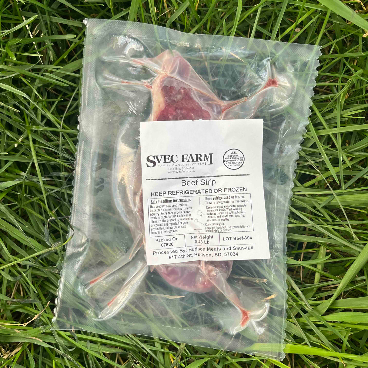 Grassfed Beef Strip Steak, .4 lb